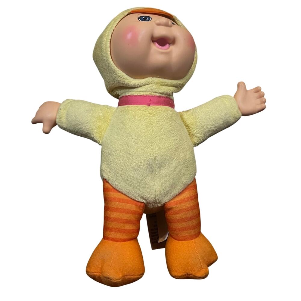 2016 Cabbage Patch Kids Blue Eyed Plush Doll Yellow 10”